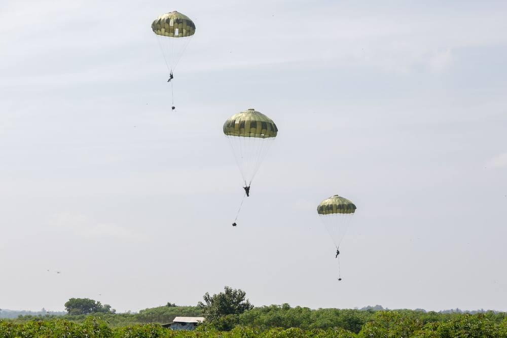 Super Garuda Shield 25- Airborne Jump into Baturaja, Indonesia