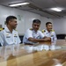 USS Frank Cable (AS 40) debrief with Indian Navy