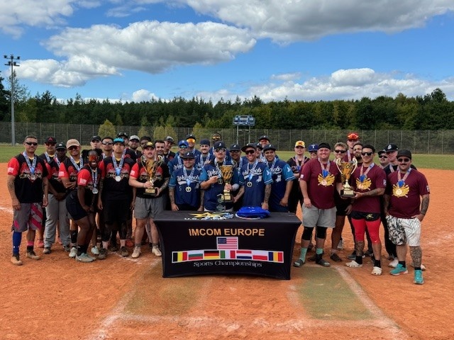 Top three Army softball teams in Europe