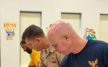 Sailors Volunteer Throughout Chesapeake to Support ‘Servicing Our Schools Day’