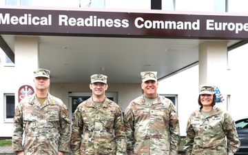 Senior U.S. Military Medical Officer in Europe hosts meeting with Third Air Force Commander