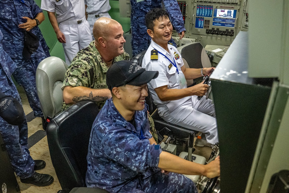 Japan Maritime Self-Defense Force submarine JS Taigei (SS 513) visits Naval Submarine Training Center Pacific Detachment Guam