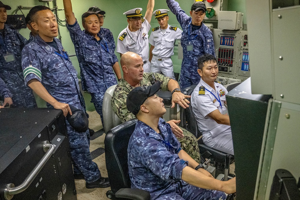 Japan Maritime Self-Defense Force submarine JS Taigei (SS 513) visits Naval Submarine Training Center Pacific Detachment Guam