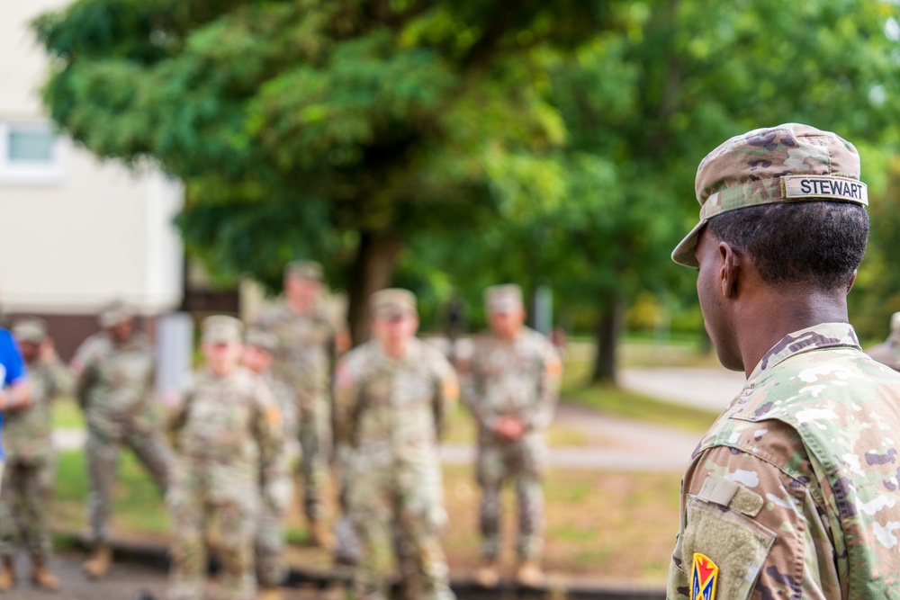10th AAMDC promotes Sgt. Terry Stewart at Sembach Kaserne