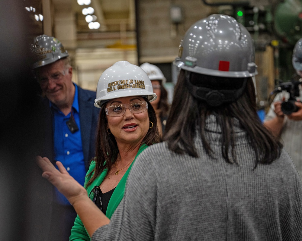 Secretary of Labor Visits Portsmouth Naval Shipyard
