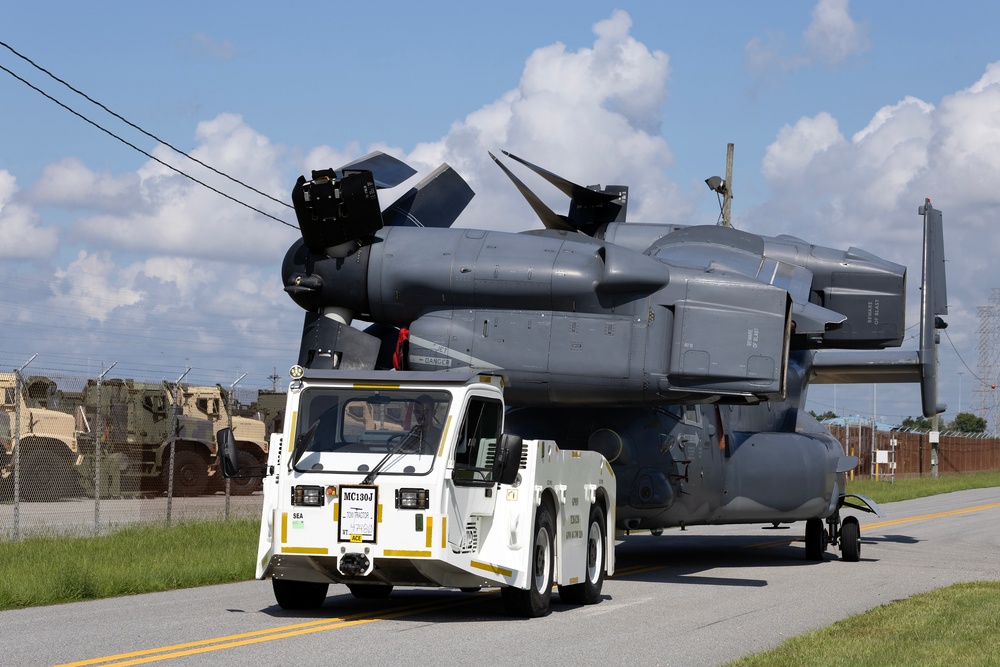 Blount Island Marines Support Special Operations Osprey Launch