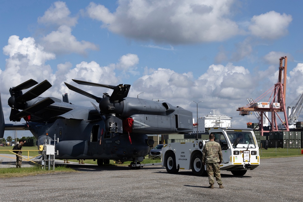 Blount Island Marines Support Special Operations Osprey Launch