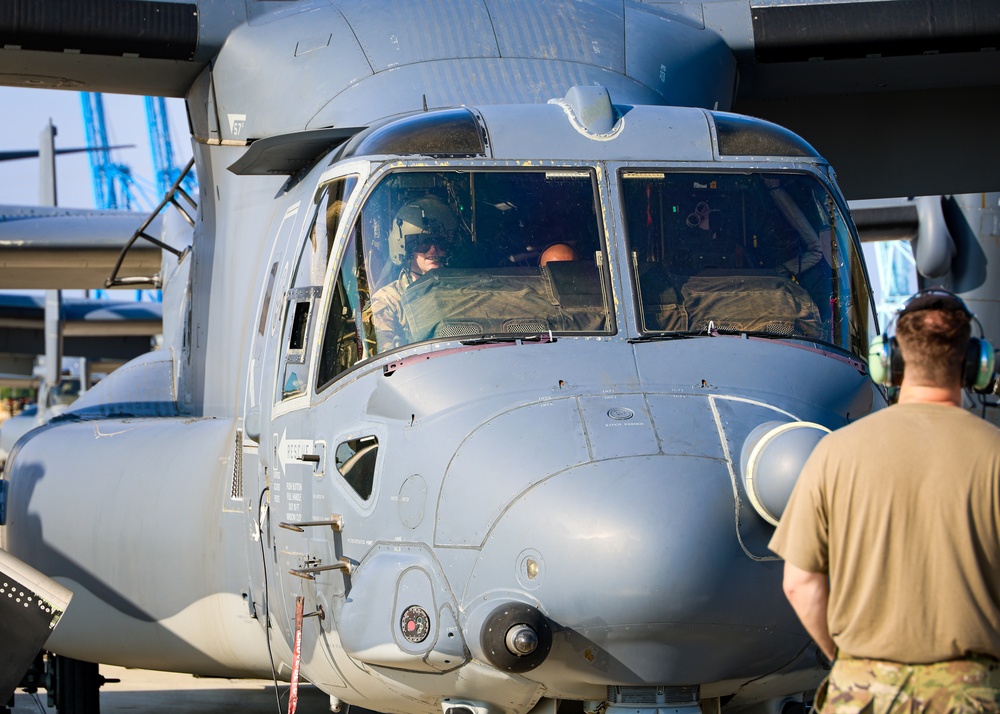 Blount Island Marines Support Special Operations Osprey Launch
