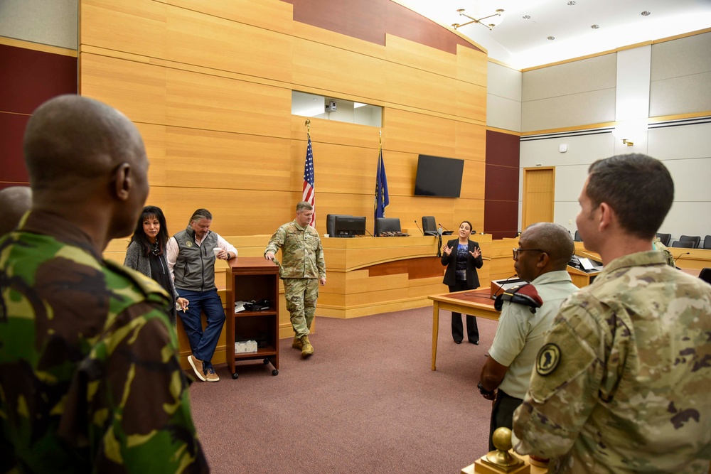 Michigan National Guard partners with MSU Law School to host West African military legal professionals