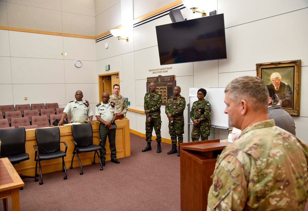 Michigan National Guard partners with MSU Law School to host West African military legal professionals