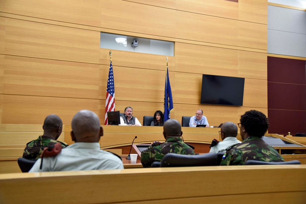 Michigan National Guard partners with MSU Law School to host West African military legal professionals