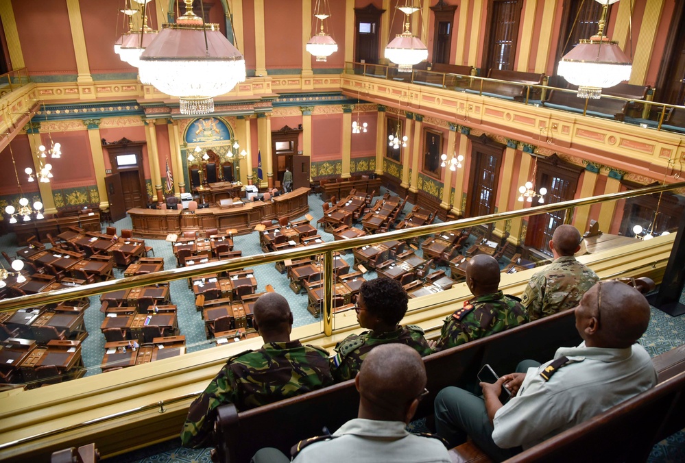 Michigan National Guard hosts West African military legal professionals