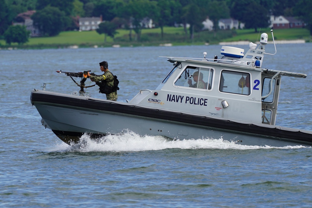 Harbor Security Training on the York River