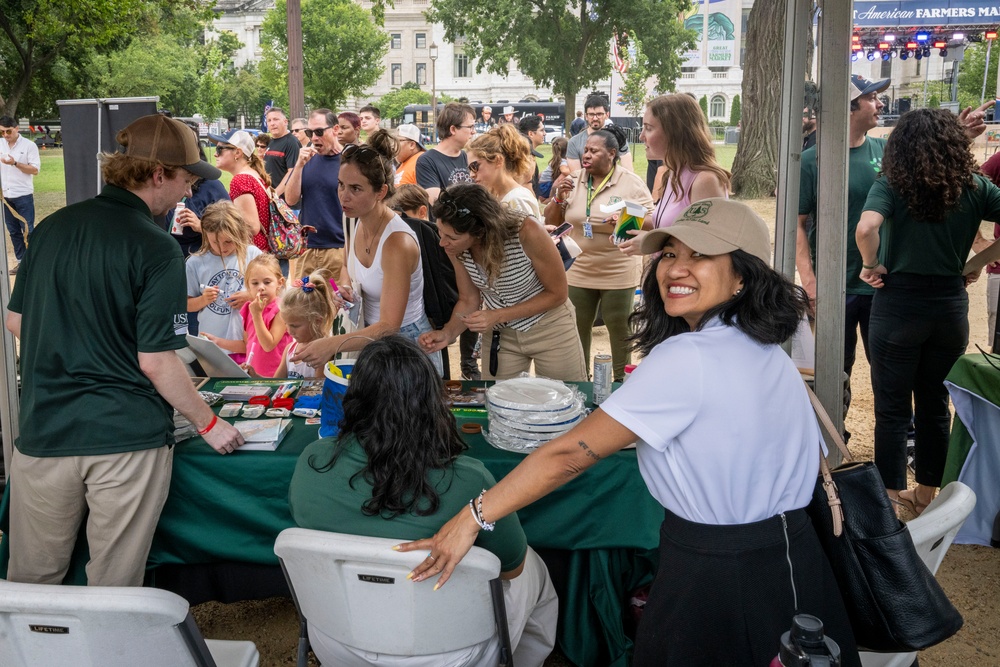 Smokey Celebrates Birthday at The Great American Farmers Market