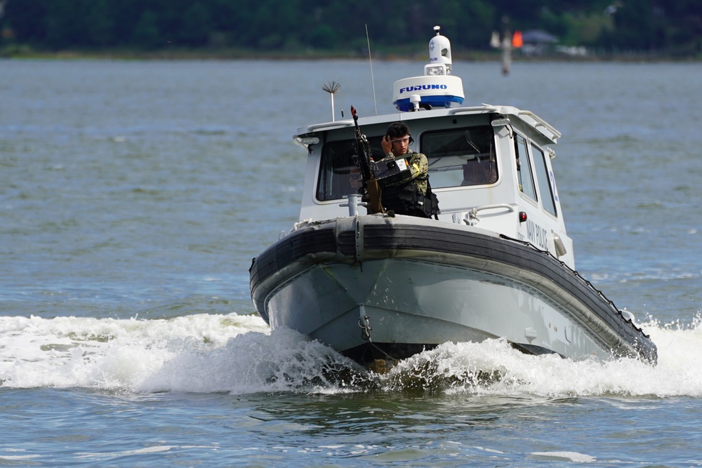 Harbor Security Training on the York River