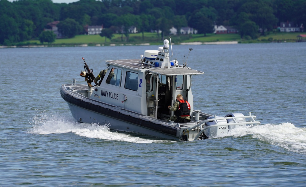 Harbor Security Training on the York River