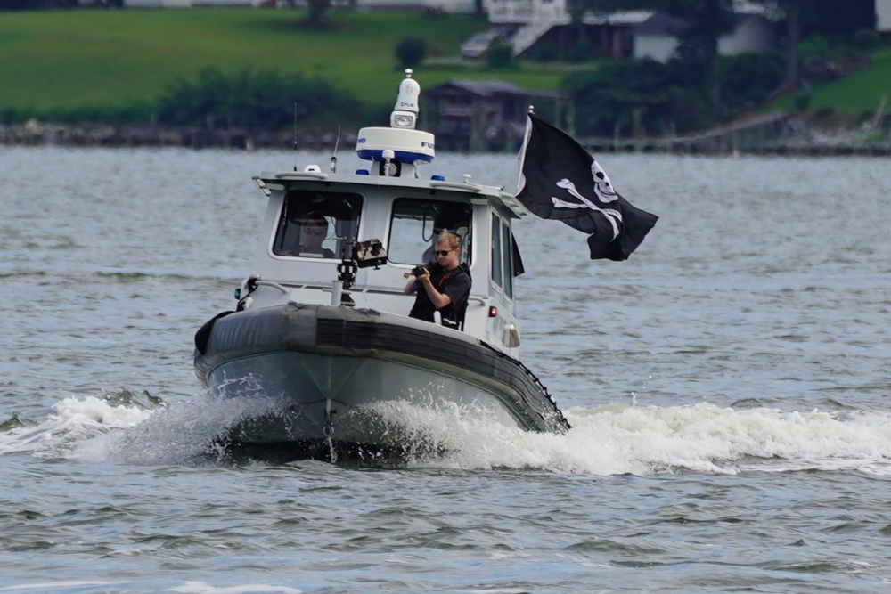 Harbor Security Training on the York River