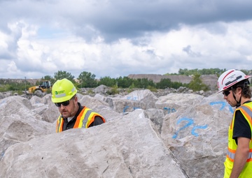 Buffalo District Armor Stone Selection at the Stone Quarry