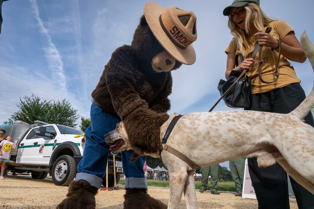 Smokey Celebrates Birthday at The Great American Farmers Market