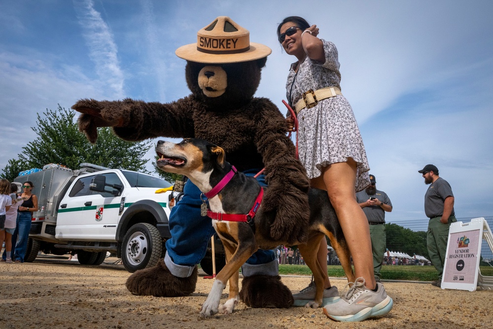 Smokey Celebrates Birthday at The Great American Farmers Market