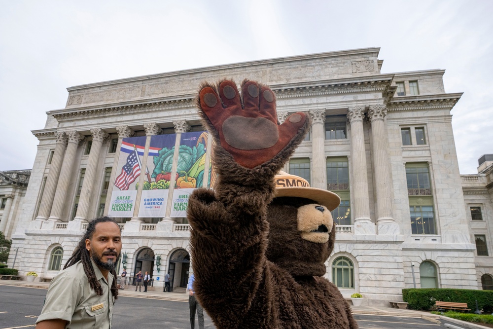 Smokey Celebrates Birthday at The Great American Farmers Market