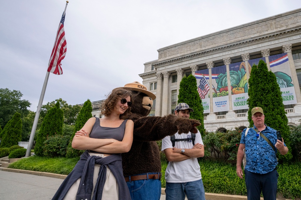 Smokey Celebrates Birthday at The Great American Farmers Market