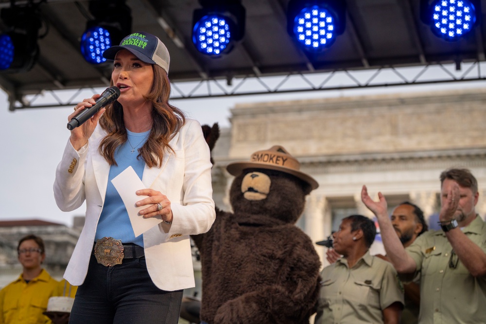 Smokey Celebrates Birthday at The Great American Farmers Market
