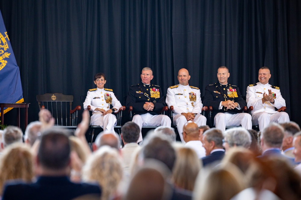 Commandant, Gen. Eric M. Smith attends U.S. Naval Academy Change of Command Ceremony