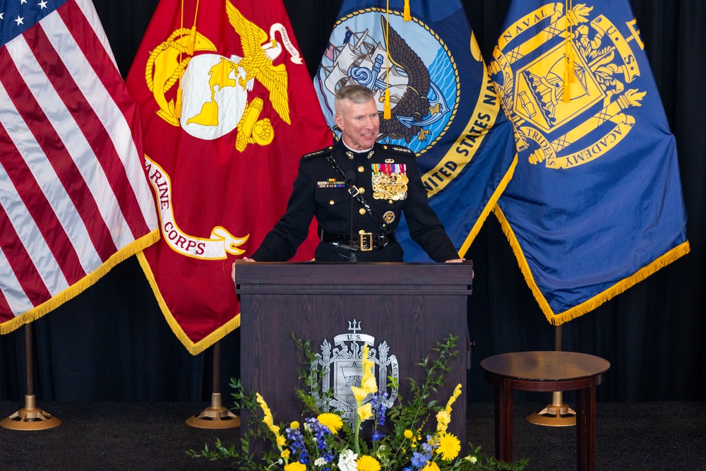 Commandant, Gen. Eric M. Smith attends U.S. Naval Academy Change of Command Ceremony