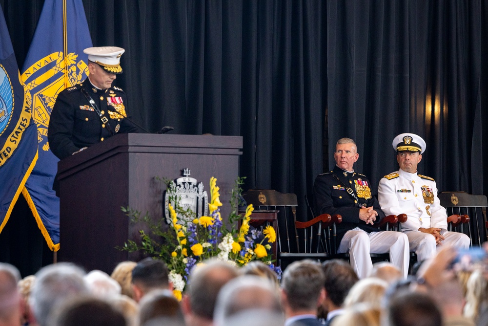 Commandant, Gen. Eric M. Smith attends U.S. Naval Academy Change of Command Ceremony