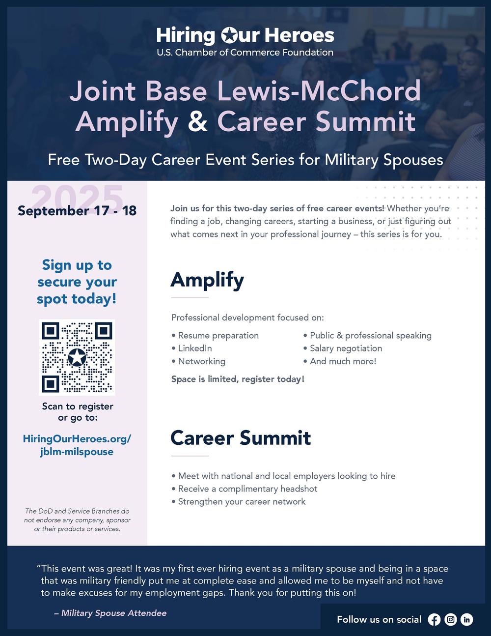 Hiring Our Heroes Career Summit coming to JBLM