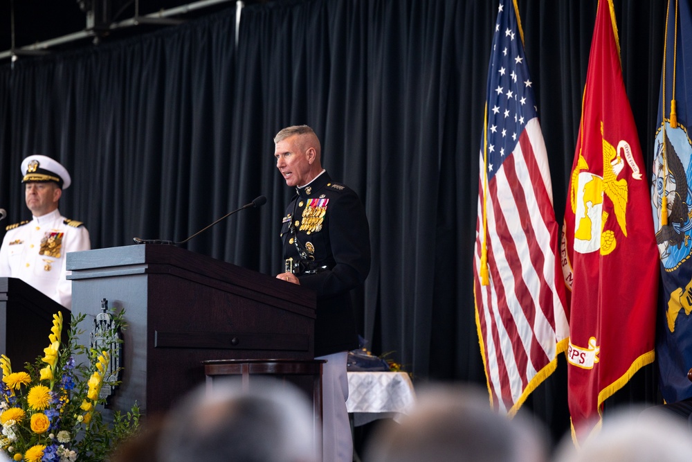 Commandant, Gen. Eric M. Smith attends U.S. Naval Academy Change of Command Ceremony