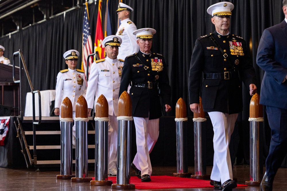 Commandant, Gen. Eric M. Smith attends U.S. Naval Academy Change of Command Ceremony