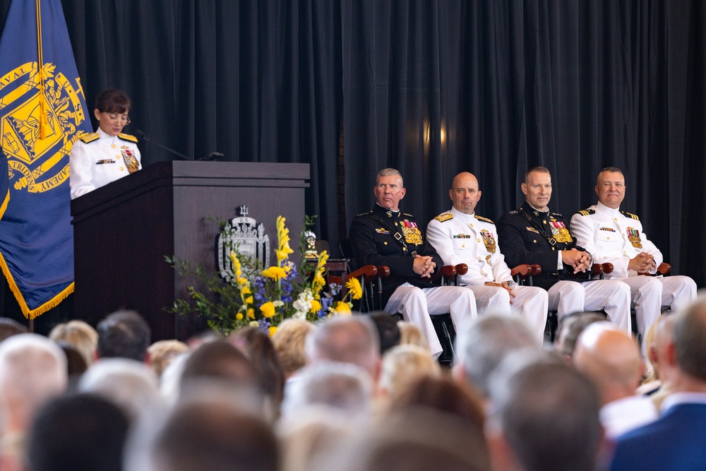 Commandant, Gen. Eric M. Smith attends U.S. Naval Academy Change of Command Ceremony