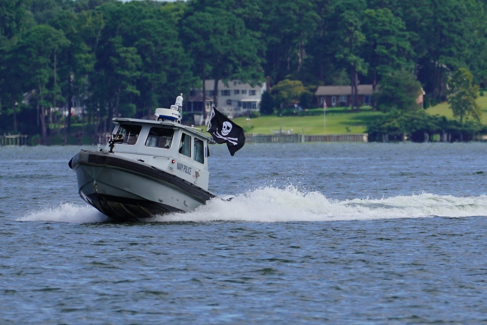 Harbor Security Training on the York River
