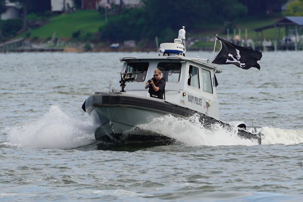 Harbor Security Training on the York River
