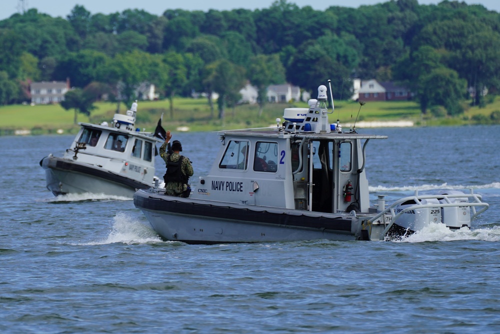 Harbor Security Training on the York River