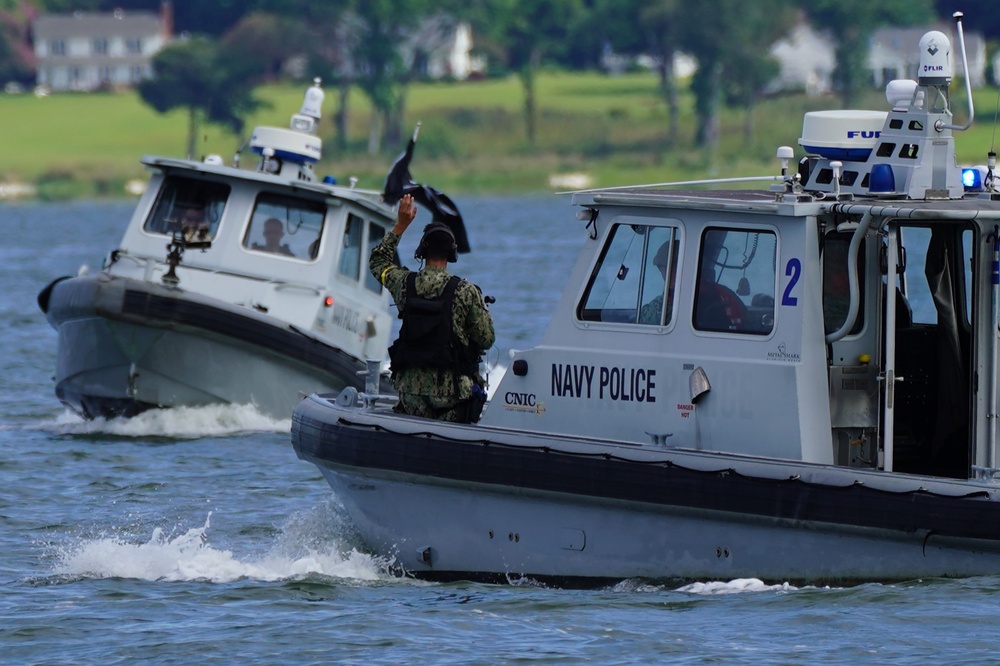 Harbor Security Training on the York River