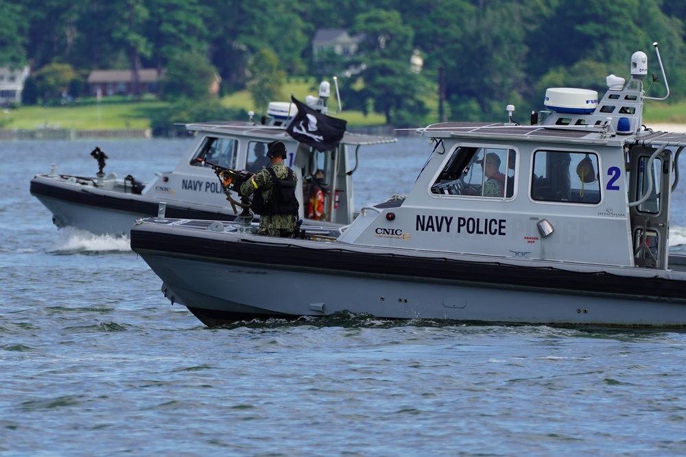 Harbor Patrol Unit Training on the York River