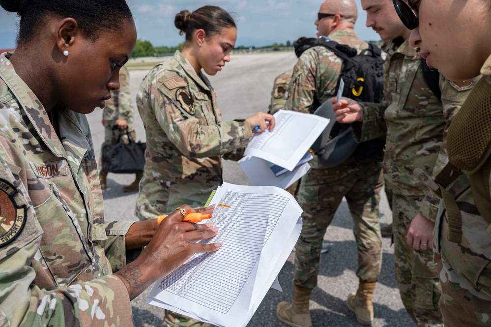 31st FSS reintegrates 555th CGS Airmen