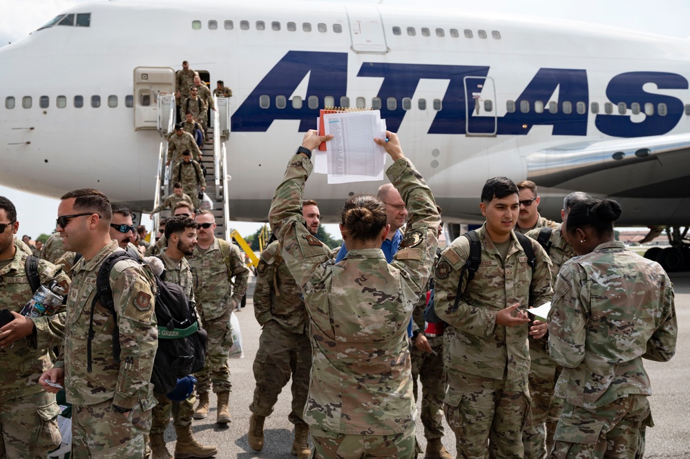 31st FSS reintegrates 555th CGS Airmen