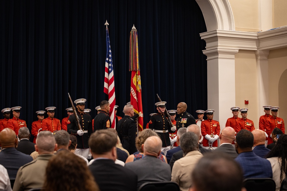 Commandant, Gen. Eric M. Smith attends Gen. Langley Retirement Ceremony