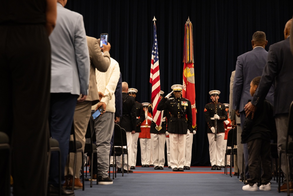Commandant, Gen. Eric M. Smith attends Gen. Langley Retirement Ceremony