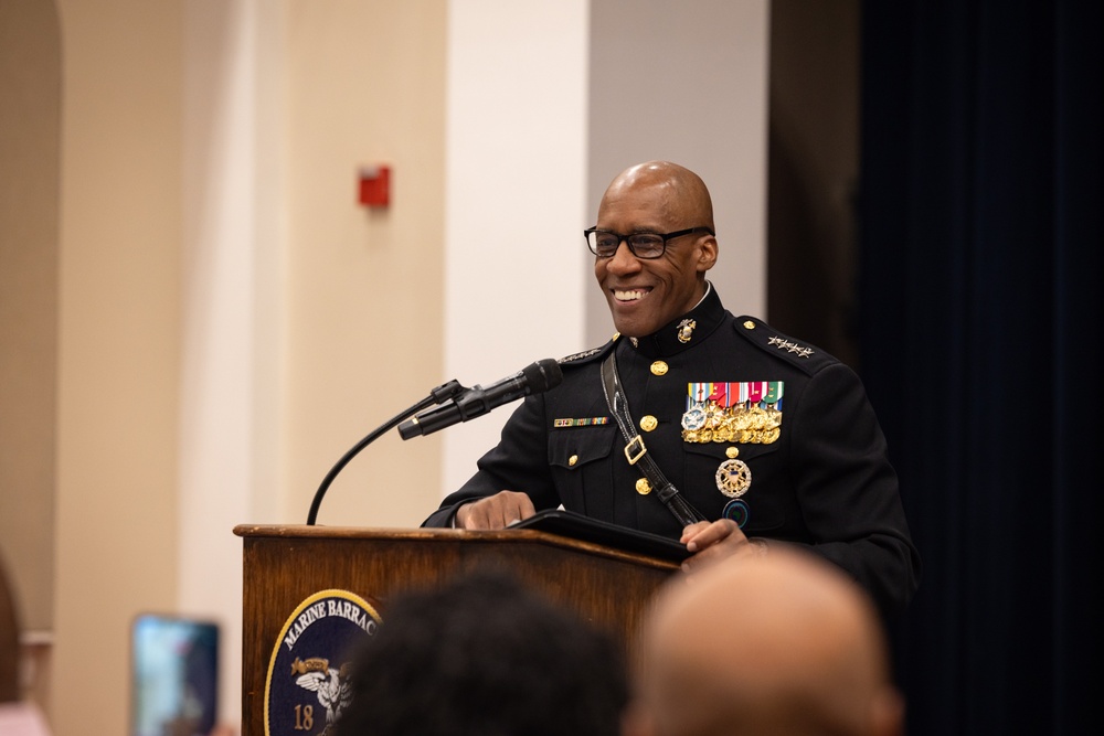 Commandant, Gen. Eric M. Smith attends Gen. Langley Retirement Ceremony