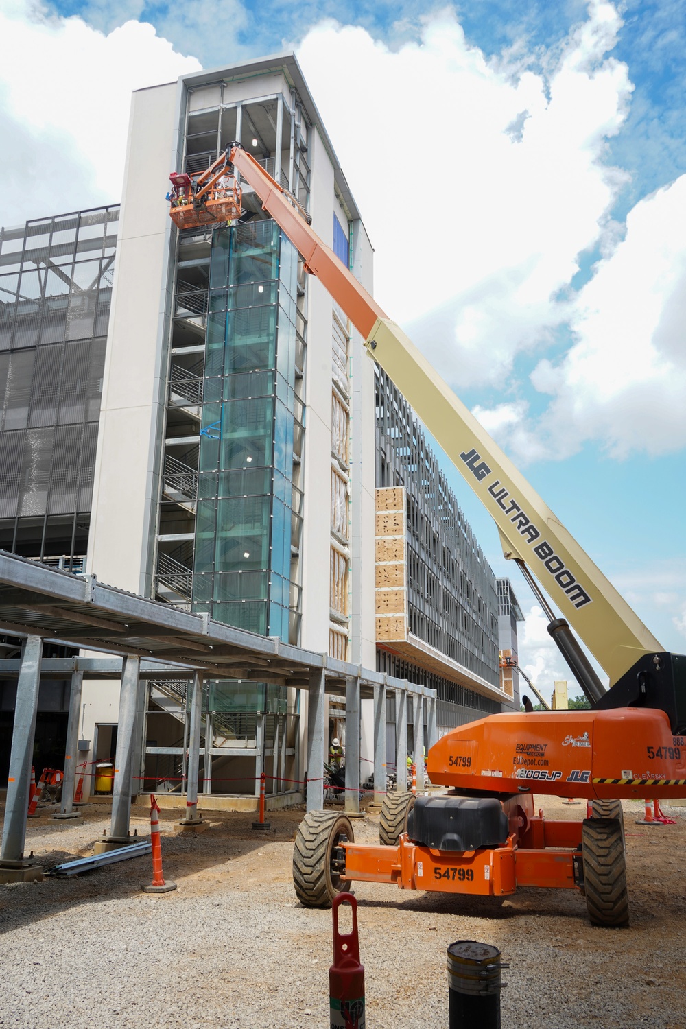 Construction continues at the Louisville VA Medical Center Aug. 12, 2025