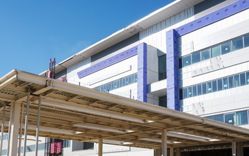 Construction continues on the Louisville Medical Center Aug. 27, 2025