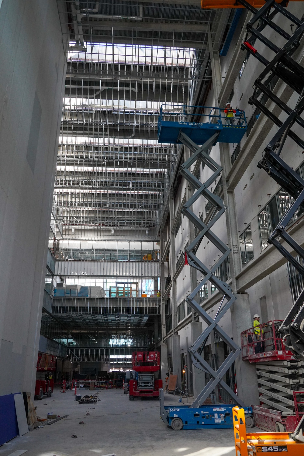 Construction continues on the Louisville Medical Center Aug. 27, 2025
