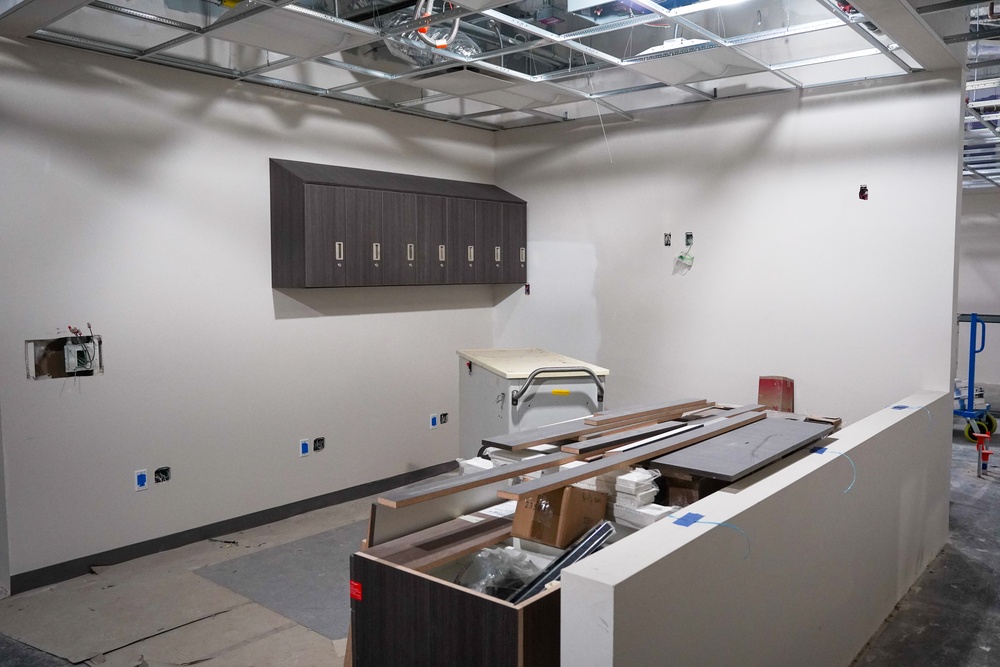 Construction continues on the Louisville Medical Center Aug. 27, 2025