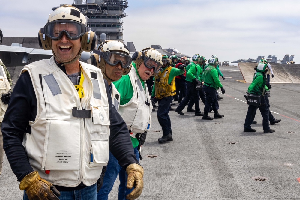 USS Theodore Roosevelt Distinguished Visitor Tour