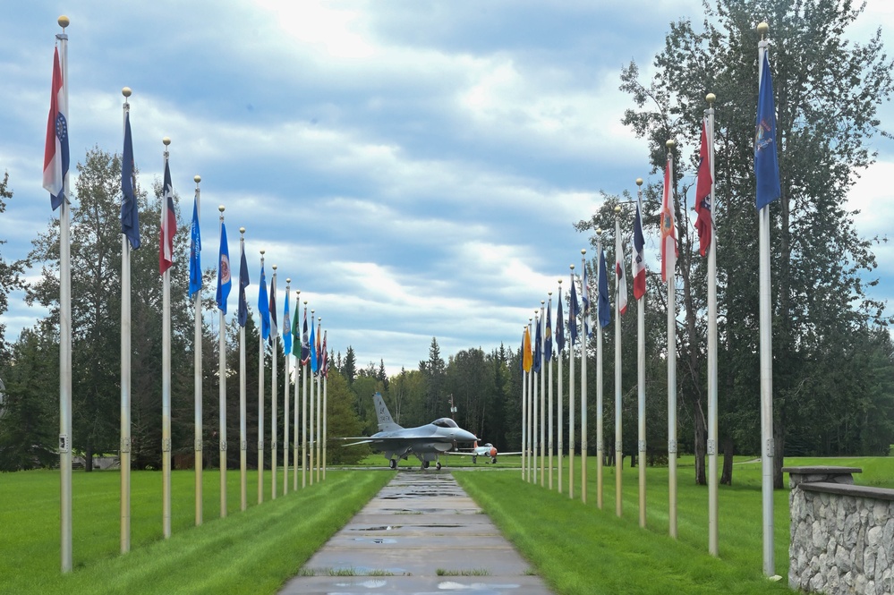 Honoring Airmen at Heritage Park Eielson Air Force Base